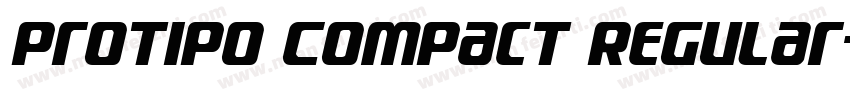 Protipo Compact Regular字体转换